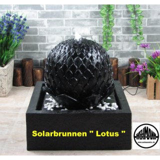 Solarbrunnen Lotus